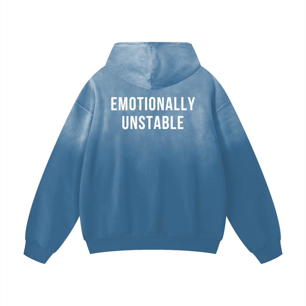 Emotionally Unstable Faded Hoodie