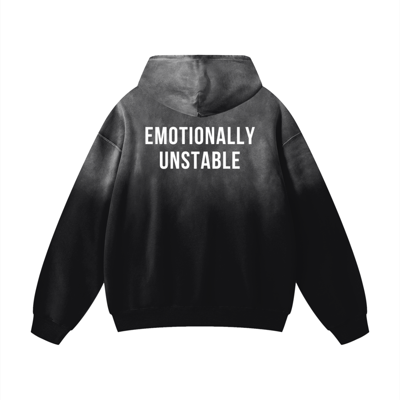 Emotionally Unstable Faded Hoodie