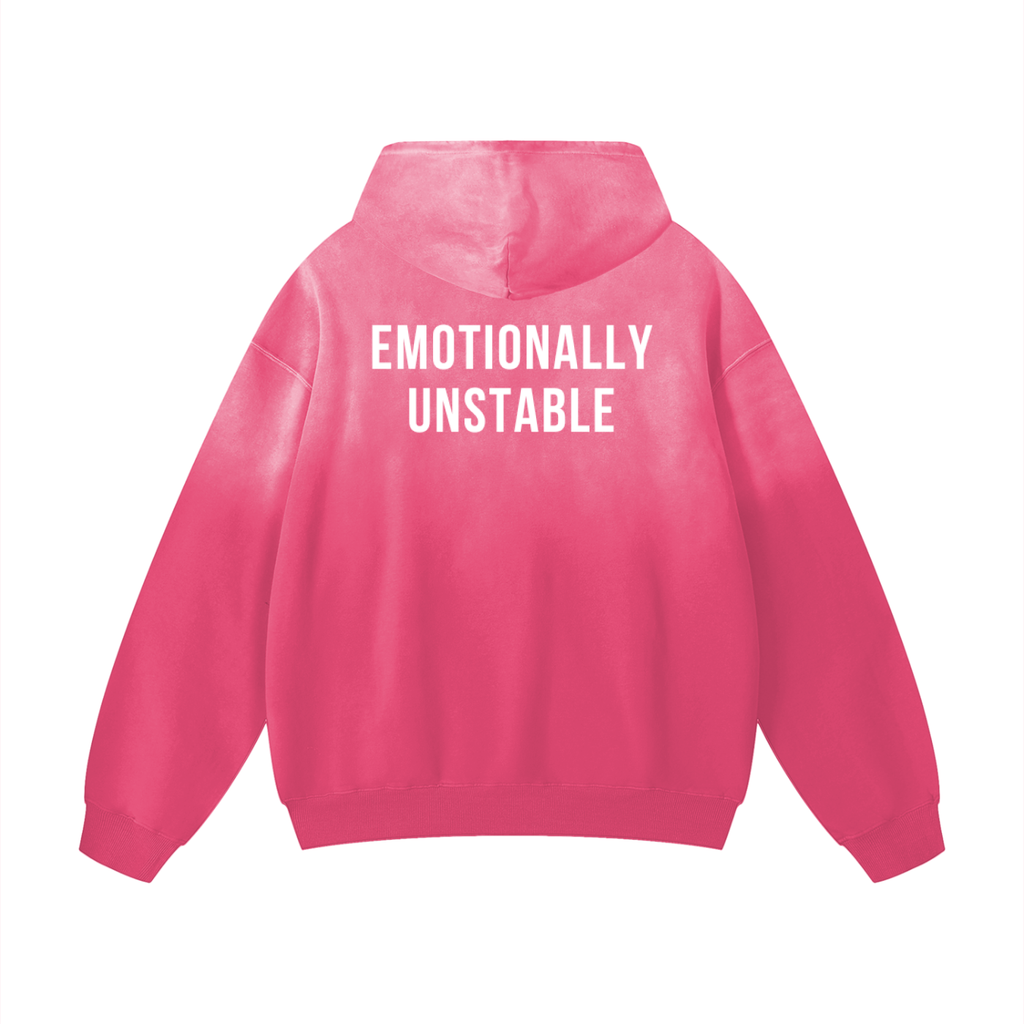 Emotionally Unstable Faded Hoodie
